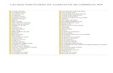 Listado Partituras Cuartetos PDF