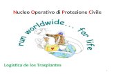 Nucleo Operativo di Protezione Civile Logística de los Trasplantes 1.