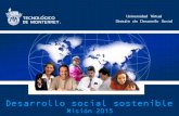 2 Capital Social: factor clave para el desarrollo social sostenible Desarrollo del capital social. –Mientras que el capital humano se refiere a las potencialidades.