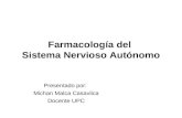 FARMACOLOGÍA 3 CLASE SNA  2010 II