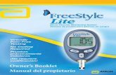 Abbot FreeStyle Lite Glucose Meter Instructions
