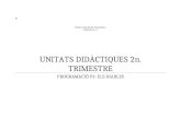 UNITATS DIDÀCTIQUES P3 DEFINITIVES 2010-11