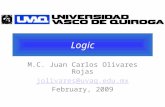 Logic M.C. Juan Carlos Olivares Rojas jolivares@uvaq.edu.mx February, 2009.