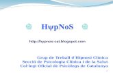 Grup de Treball d’Hipnosi Clínica Secció de Psicologia Clínica i de la Salut Col·legi Oficial de Psicòlegs de Catalunya .