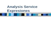 Analysis Service Expresiones. 3.- Reportes con Expresiones multidimensionales (MDX). Microsoft SQL Server OLAP Services proporciona una arquitectura de.
