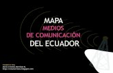 Mapa de medios de comunicación del Ecuador