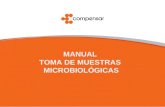 MANUAL TOMA DE MUESTRAS MICROBIOLÓGICAS. Dirigido a Personal de salud Divulgación Manual de muestras microbiológicas.