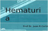 Hematuria Prof Dr Juan R Cortés. Introducción Causa muy frecuente consulta de Urgencias. Manejo inicial puede ser fundamental. Aparece en distintos contextos.