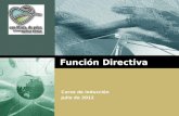 LOGO Función Directiva Curso de inducción Julio de 2012.