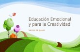 Educación Emocional y para la Creatividad Vamos de paseo.