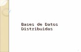 Bases de Datos Distribuidas 1. 2 Arquitecturas de bases de datos Centralizadas ◦ BD en una sola máquina y una sola CPU ◦ todos los usuarios acceden a.