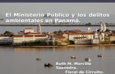 El Ministerio Público y los delitos ambientales en Panamá. Ruth M. Morcillo Saavedra. Fiscal de Circuito. Fiscal de Circuito. Ruth M. Morcillo Saavedra.