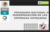 PROGRAMA NACIONAL DE MODERNIZACIÓN DE LAS EMPRESAS HOTELERAS.