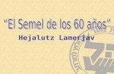 Hejalutz Lamerjav. Propuesta Hejalutz Lamerjav cumple 60 años y está de fiesta. Por eso, te invitamos a crear tu propio semel, representando este aniversario.