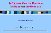 Manuel Gómez Información de lluvia a utilizar en SWMM 5.0.