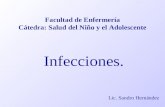 Facultad de Enfermería Cátedra: Salud del Niño y el Adolescente Infecciones. Lic. Sandro Hernández.