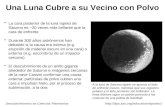 Descubrimientos en Ciencias Planetarias Una Luna Cubre a su Vecino con Polvo La cara posterior de la luna Iapeto de.