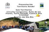 Sub Territorios Circuito Campesino, Ruta de las Flores, Torre Dorada, Cuenca San Cristóbal Región del Bio Bío Presentación Territorio Amdel.