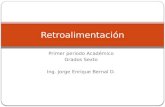 Primer periodo Académico Grados Sexto Ing. Jorge Enrique Bernal D. Retroalimentación.