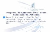 Bogotá, Colombia Noviembre 29 – Diciembre 3, 2010. Programa de Entrenamiento sobre Redacción de Patentes Tema 3: La predicción de la patentabilidad a través.