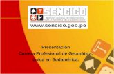 Presentación Carrera Profesional de Geomática, única en Sudamérica.