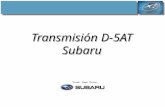Transmisión D-5AT Subaru. Características de la Transmisión MODIFICACIONES PARA MEJORAR LAS CARACTERISTICAS DE CONDUCCION Utiliza un sistema de control.