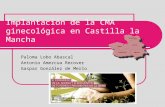 Implantación de la CMA ginecológica en Castilla la Mancha Paloma Lobo Abascal Antonio Amezcua Recover Gaspar González de Merlo.