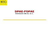 DPAE-FOPAE RIESGOS EN EL D.C. DPAE-FOPAE. MAPA DE AMENAZAS PARA BOGOTA.