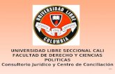 UNIVERSIDAD LIBRE SECCIONAL CALI FACULTAD DE DERECHO Y CIENCIAS POLITICAS Consultorio Jurídico y Centro de Conciliación AHM.