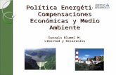 Política Energética, Compensaciones Económicas y Medio Ambiente Gonzalo Blumel M. Libertad y Desarrollo.