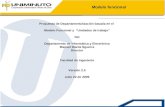 Modelo funcional Propuesta de Departamentalización basada en el Modelo Funcional y “Unidades de trabajo” Del Departamento de Informática y Electrónica.