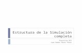 Estructura de la Simulación completa Practicas EDI Juan Ramón Pérez Pérez.