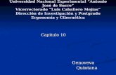 Universidad Nacional Experimental “Antonio José de Sucre” Vicerrectorado “Luis Caballero Mejías” Dirección de Investigación y Postgrado Ergonomía y Cibernética.