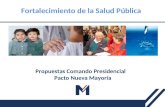 Propuestas Comando Presidencial Pacto Nueva Mayoría Fortalecimiento de la Salud Pública.