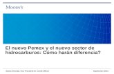 El nuevo Pemex y el nuevo sector de hidrocarburos: Cómo harán diferencia? Septiembre 2014 Nymia Almeida, Vice President-Sr. Credit Officer.