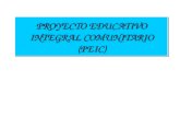 PROYECTO EDUCATIVO INTEGRAL COMUNITARIO (PEIC). ¿Por qué un PEIC? Art. 103 de la CRBV establece Educación Integral y de Calidad para todos Resolución.