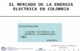 Holguín Neira Pombo y Mendoza a b o g a d o s EL MERCADO DE LA ENERGIA ELECTRICA EN COLOMBIA Presentación SISTEMA ELECTRONICO DE CONTRATOS ESTANDARIZADOS.