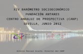 XIV Barómetro Socioeconómico Fundación Antares – Centro Andaluz de Prospectiva: Sevilla, Junio 2012 Ámbito: Ciudad de Sevilla. Universo: Población de.