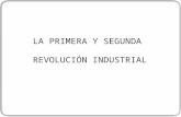 LA PRIMERA Y SEGUNDA REVOLUCIÓN INDUSTRIAL. aspectos a revisar Desarrollo tecnológico Productividad Industrialización Impacto social.