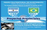 Proyectos Provinciales. Provincia de Corrientes Corrientes es la Provincia con mayor superficie forestada del País 450.000 Has. (año 2010). Cuenta con.