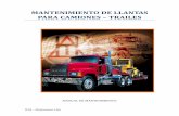 Mantenimiento de Llantas Para Camiones-trailers