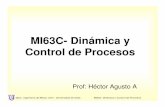 MI63C-1 Dinámica y Control de Procesos 2010, Semestre Otoño MI63C_ClasesSem1