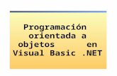 Programación orientada a objetos en Visual Basic.NET.