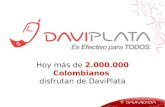 Hoy más de 2.000.000 Colombianos disfrutan de DaviPlata.