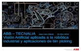 ABB – TECNALIA Juan Luis Olázar 21-Nov-2012 Visión Artificial aplicada a la robótica industrial y aplicaciones de bin picking.