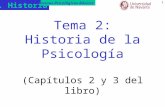 2. Historia Procesos Psicológicos Básicos 1 Tema 2: Historia de la Psicología (Capítulos 2 y 3 del libro)