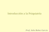 Introducción a la Psiquiatría Prof. Julio Bobes García.