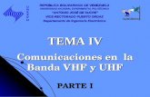 Comunicaciones en la Banda VHF y UHF REPÚBLICA BOLIVARIANA DE VENEZUELA UNIVERSIDAD NACIONAL EXPERIMENTAL POLITÉCNICA ANTONIO JOSÉ DE SUCRE ANTONIO JOSÉ