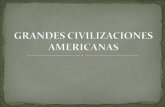 Reconocer las etapas culturales americanas Identificar ubicación y características de las civilizaciones americanas.