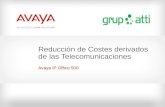 Reducción de Costes derivados de las Telecomunicaciones Avaya IP Office 500.